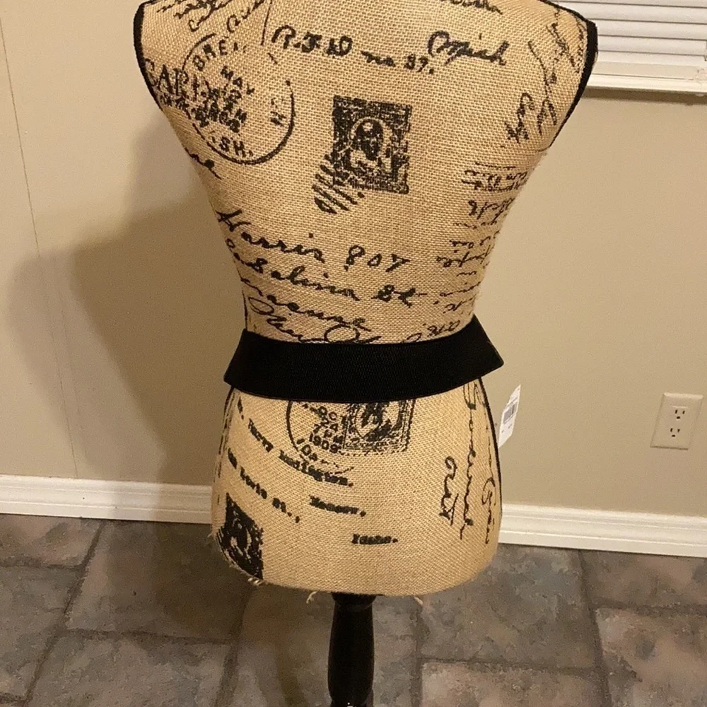 Women’s Black Belt with Gold Accents